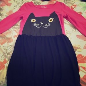 Girls cat dress